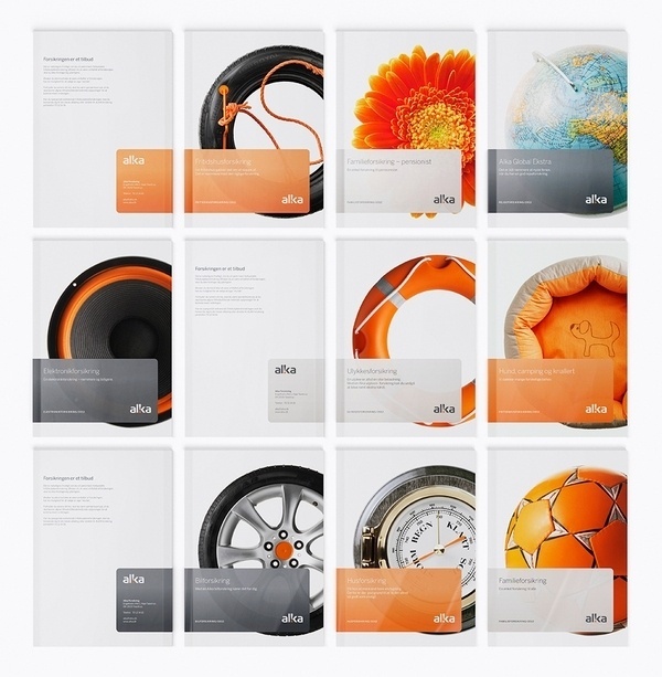 Corporate & Brand Identity - Alka Insurance, Denmark on the Behance Network #branding