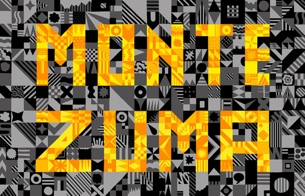 Montezuma : Adam Hayes #pattern #typography