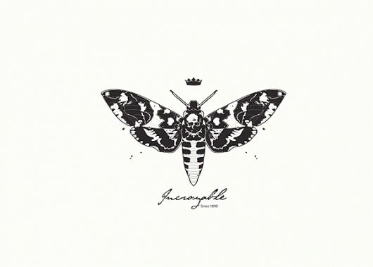 Incroyable on Branding Served #logo #illustration