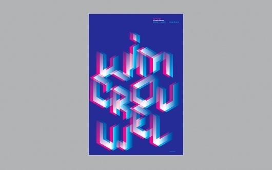 Pidgeon: Wim Crouwel- A Graphic Odyssey / Collate #crouel #poster #wim
