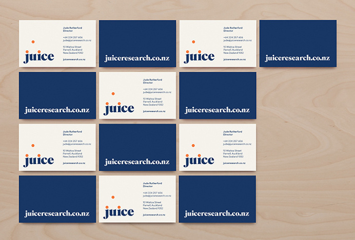 Juice by Christopher Doyle & Co. #printed materials #business card