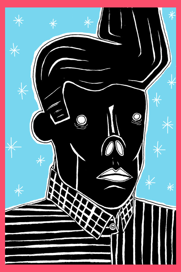 he is me #mixed #illustration #media