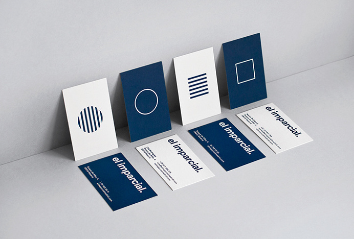 el imparcial. by Xavi Martinez #print #graphic design #business card