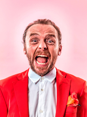 Simon Pegg by PEROU #portraits #celebrity
