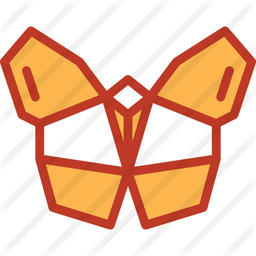 See more icon inspiration related to art and design, butterfly paper, paper art, origami, butterfly and art on Flaticon.