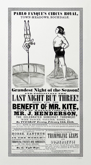 For the Benefit of Mr. Kite #beatles #victorian #print #circus #poster #magical
