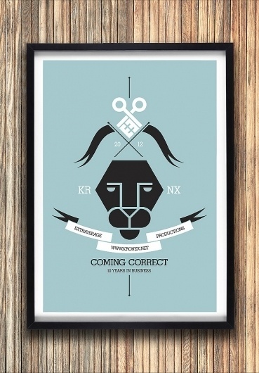 KRNX2012 | Flickr - Photo Sharing! #vector #lion #design #crest #illustration #poster #kronex