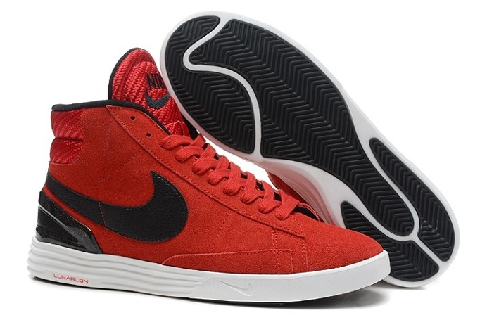 Shoes Nike Lunar Blazer Sb Mens Red Black