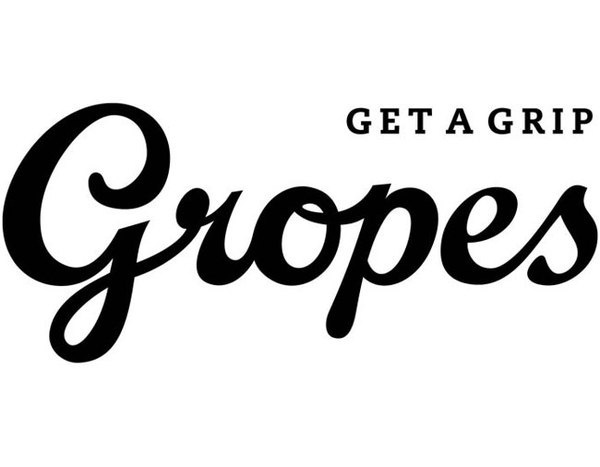 Gropes logo #lettering #script