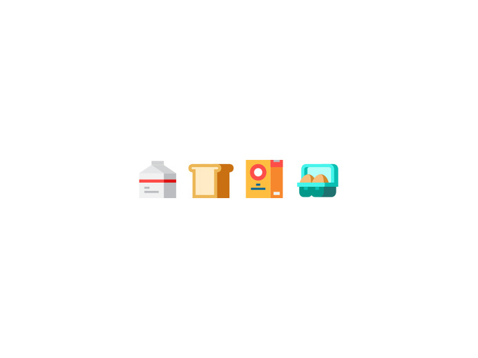 Tiny Ingredients #tiny #egg #icon #food #illustration #minimal