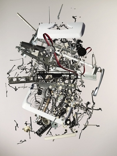 Apart_Typewriter.jpeg (901×1200) #todd #disassembly #photography #pieces #exploded #mclellan #typewriter