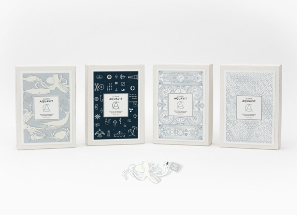 Classic Aquavit on Behance #packaging