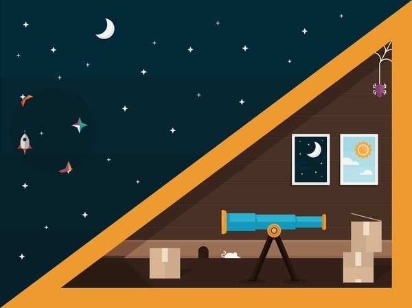 Playhaus_02_attic #illustration