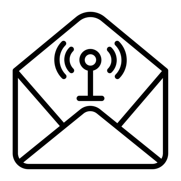 See more icon inspiration related to mail, mails, communications, message, email, envelopes, envelope, wifi, social media, interface and multimedia on Flaticon.
