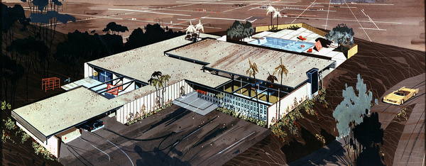 The Krisel Residence #illustration #building #architecture #drawing