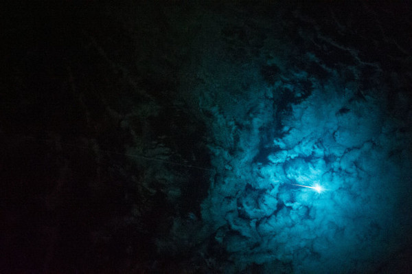 Atmospheric re entry, as seen from the ISS #clouds #entry #astronaut #exploration #planet #fi #sci #space #photography #return #science