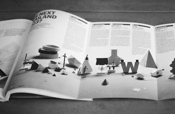 Paperscape on Wallpaper magazine #wallpaper #paper