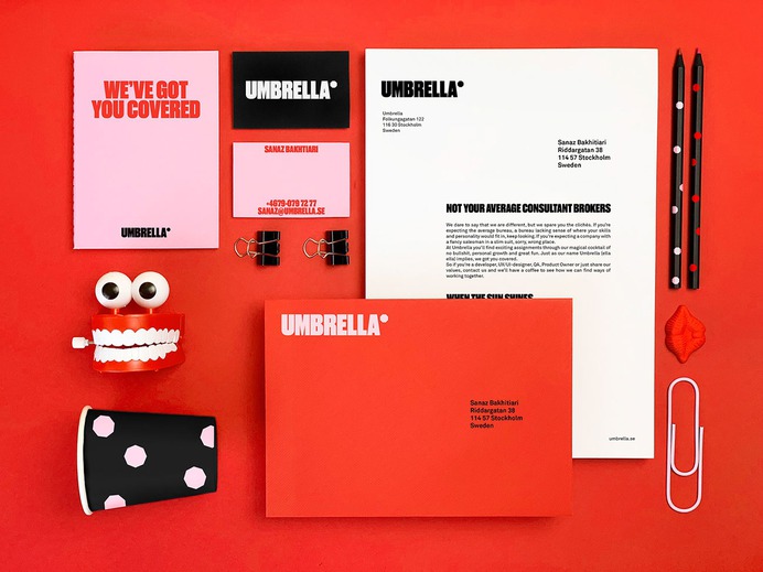 Umbrella Corporate Design - Mindsparkle Mag Branding by Snask of consultant broker firm Umbrella, the magical cocktail of no bullshit, personal growth & great fun! #logo #packaging #identity #branding #design #color #photography #graphic #design #gallery #blog #project #mindsparkle #mag #beautiful #portfolio #designer