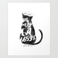Anthony Quintana Illustration #cat #evil #best #illustration #catillustration #artprint