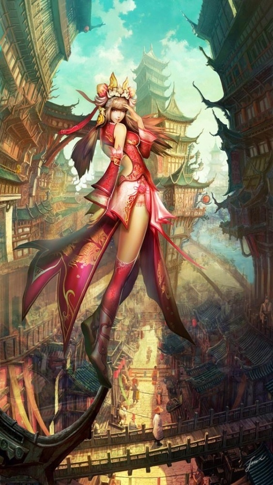 Concept Art by Wenjun Lin | Cuded #evgenia #galan #photography