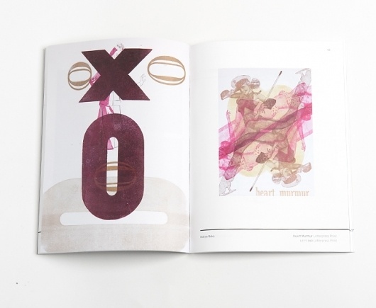 Dever Elizabeth #design #letterpress #book #spread #art #type #layout #typography