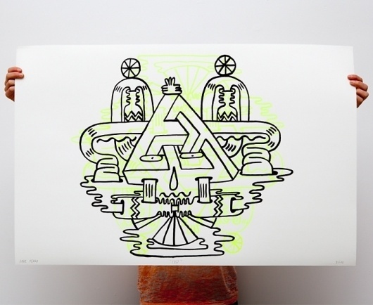MIKE PERRY | Optical Face No. 1 #illustration
