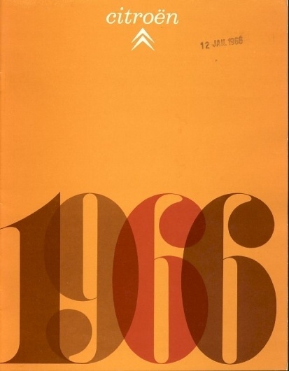 1965 Citroen brochure #1960s #brochure