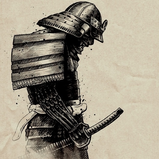 Josh Holland Illustrations #samurai #holland #josh