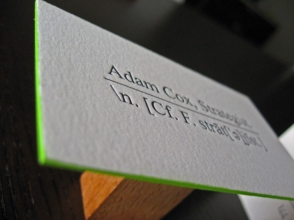 20 Brilliant Edge Painted Business Cards #card #identity #business