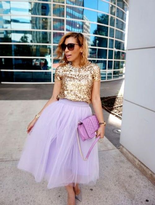 Ways to wear the midi tulle skirts | Just Trendy Girls