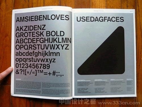 中国设计之窗--国外创新杂志布局和构图设计 #fonts #silver #print #bold #akzidenz #black #type #grotesk #typography