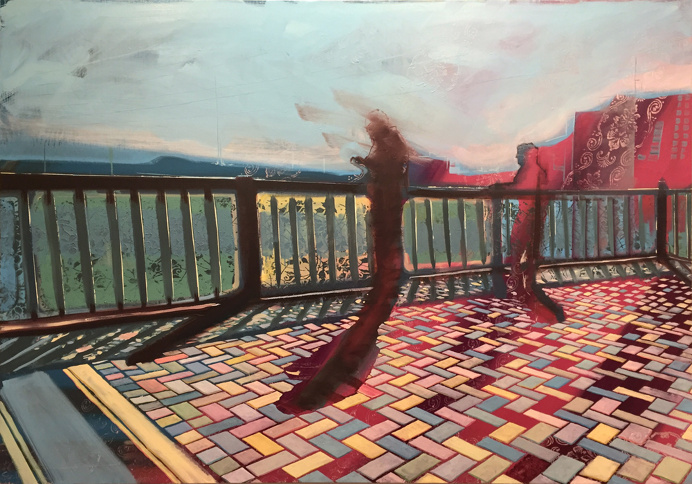 Abstract Oil on Linen Paintings by Andrew Fish