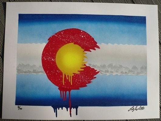 Ian's Prints - Original Stencil & Spraypaint Art by Colorado Artist Ian K. Millard #ian #pride #print #stencil #colorado #millard #spraypaint #art
