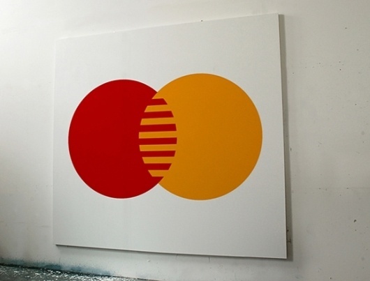 Creative Review - Dorothy's logo-inspired art project #brand #mastercard #plain