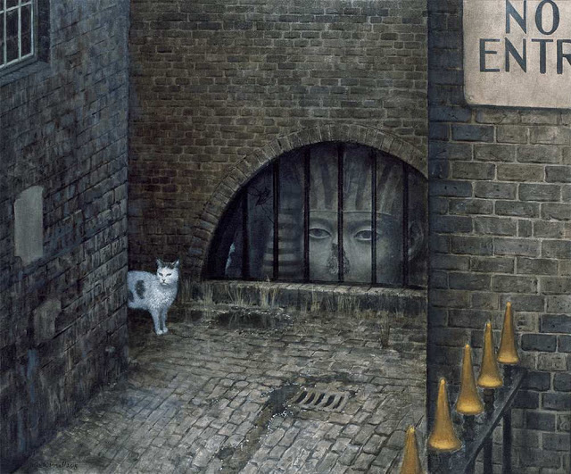Enigmatic And Dreamlike Oil Paintings by Mike Worrall