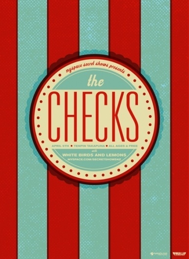 GigPosters.com - Checks, The #print #poster