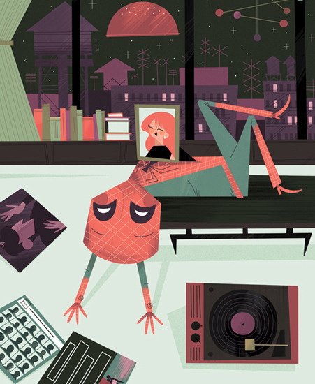 Andrew_Kolb_POP_2_XOXO_MJ_Spider_man_1 #comic #illustration #spiderman