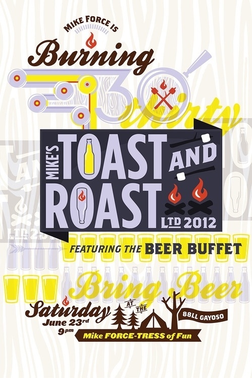 Kyle Scott Creative #roast #burn #design #illustration #poster #typography