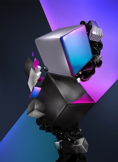 Black Block on the Behance Network #bubbles #design #graphic #genovese #black #block #digital #luca #mtv #soft #art