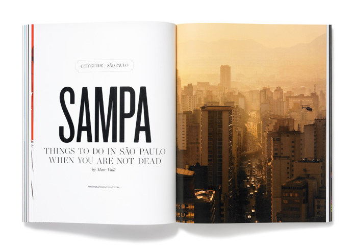 Spreads, layout, magazine
