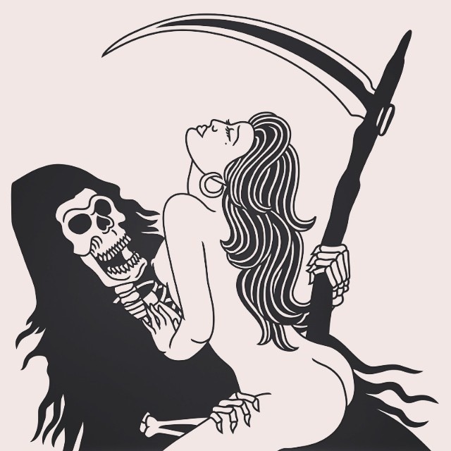napoleonfour #grim #reaper #illustration #risky #death