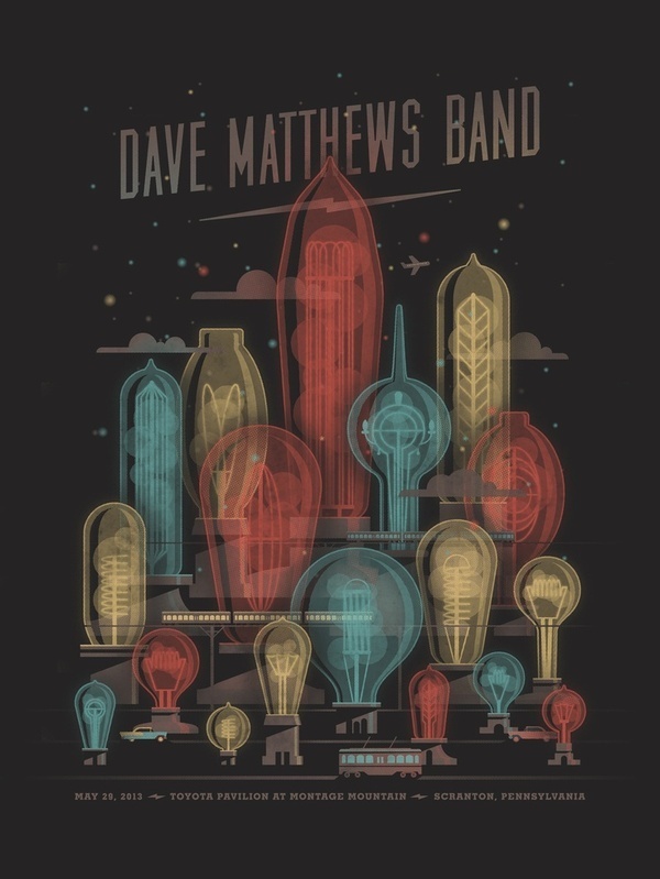 Dave Matthews Band poster by DKNG