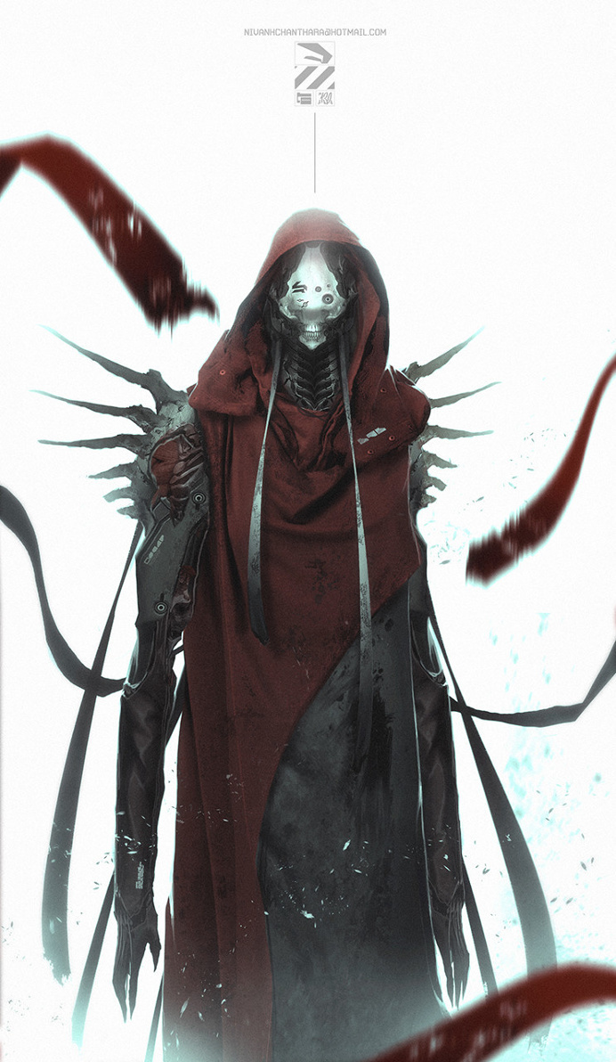 quarkmaster: " Creepy dude. Photobash for fun. Highly inspired by Tsutomu Nihei's work. Nivanh Chanthara "