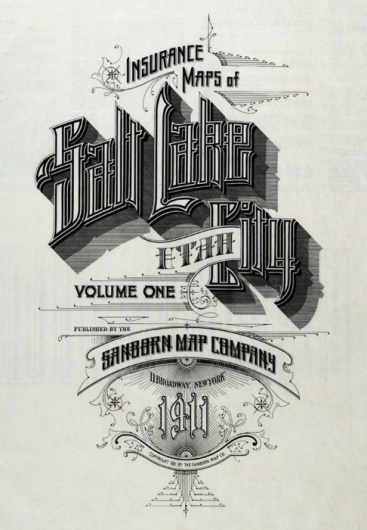 Typeverything.com @typeverything -Â Salt Lake... - Typeverything #lettering #poster #typography