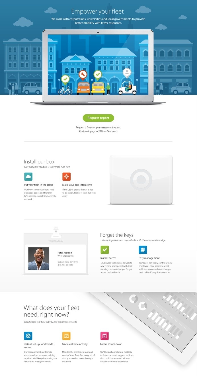 Landing page design by UENO. (via Haraldur Thorleifsson) #page #site #design #product #web #landing