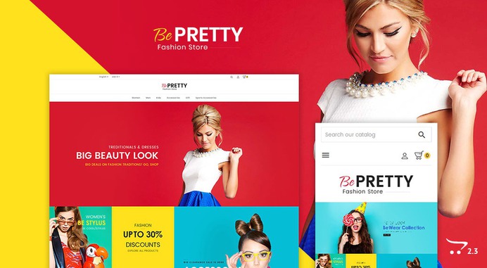 #BePRETTY #Fashion #Boutique #Creatives - #Opencart #MultiPurpose #Responsive #Theme | #TemplateTrip #eCommerce #Website #Design #Template