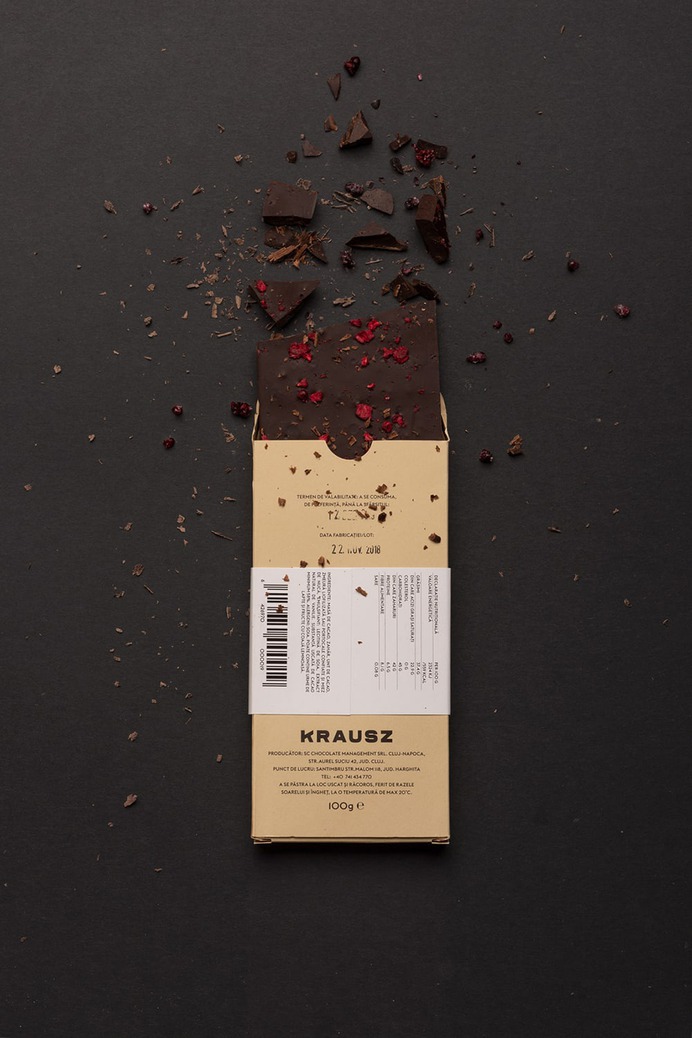 Krausz Chocolate Branding - Mindsparkle Mag Peltan-Brosz designed the branding for Krausz – a third generation small batch craft chocolate confectionery based in Transylvania, Romania. #logo #packaging #identity #branding #design #color #photography #graphic #design #gallery #blog #project #mindsparkle #mag #beautiful #portfolio #designer