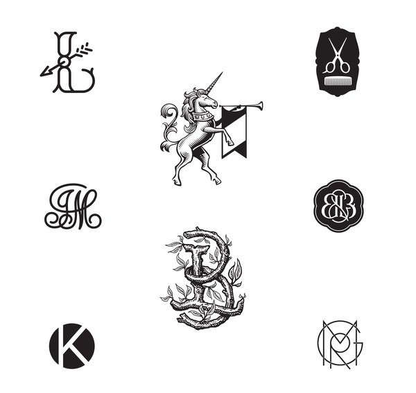 custom monograms, trademarks and icon design by Chad Roberts Design #monogram #logo