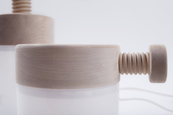 Turn Caroline Olsson #thread #wood #light