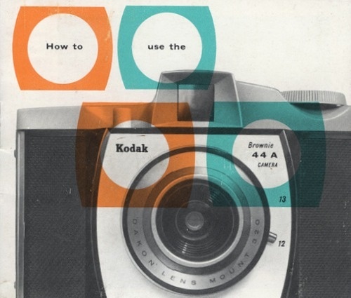 Camera #camera #kodak #orange #colors #vintage #blue